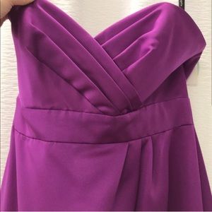 Formal strapless gown